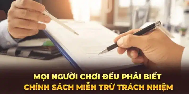 Nhà cái có quyền miễn trừ trách nhiệm nhằm bảo vệ cả nhà cái và người chơi